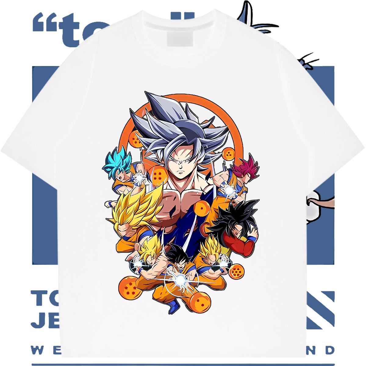 Cool Men Clothes T-Shirt Round Neck Short Sleeve Beach T Shirt For Man Anime Print Fashion Design Tshirts