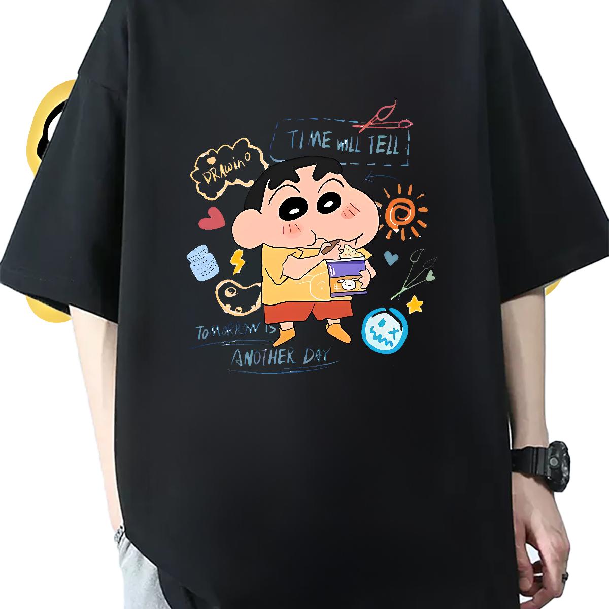 Fashion New T-Shirts Plus Size Cartoon Street Wear Mens Tshirts 180g Cotton Wholesale