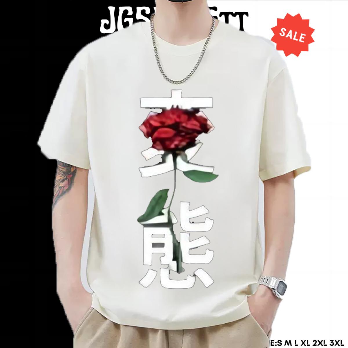 Designer Fashion Men T Shirts Plus Size Cartoon Casual Men Clothes T-Shirt Cotton Breathable Short Sleeve Wholesale