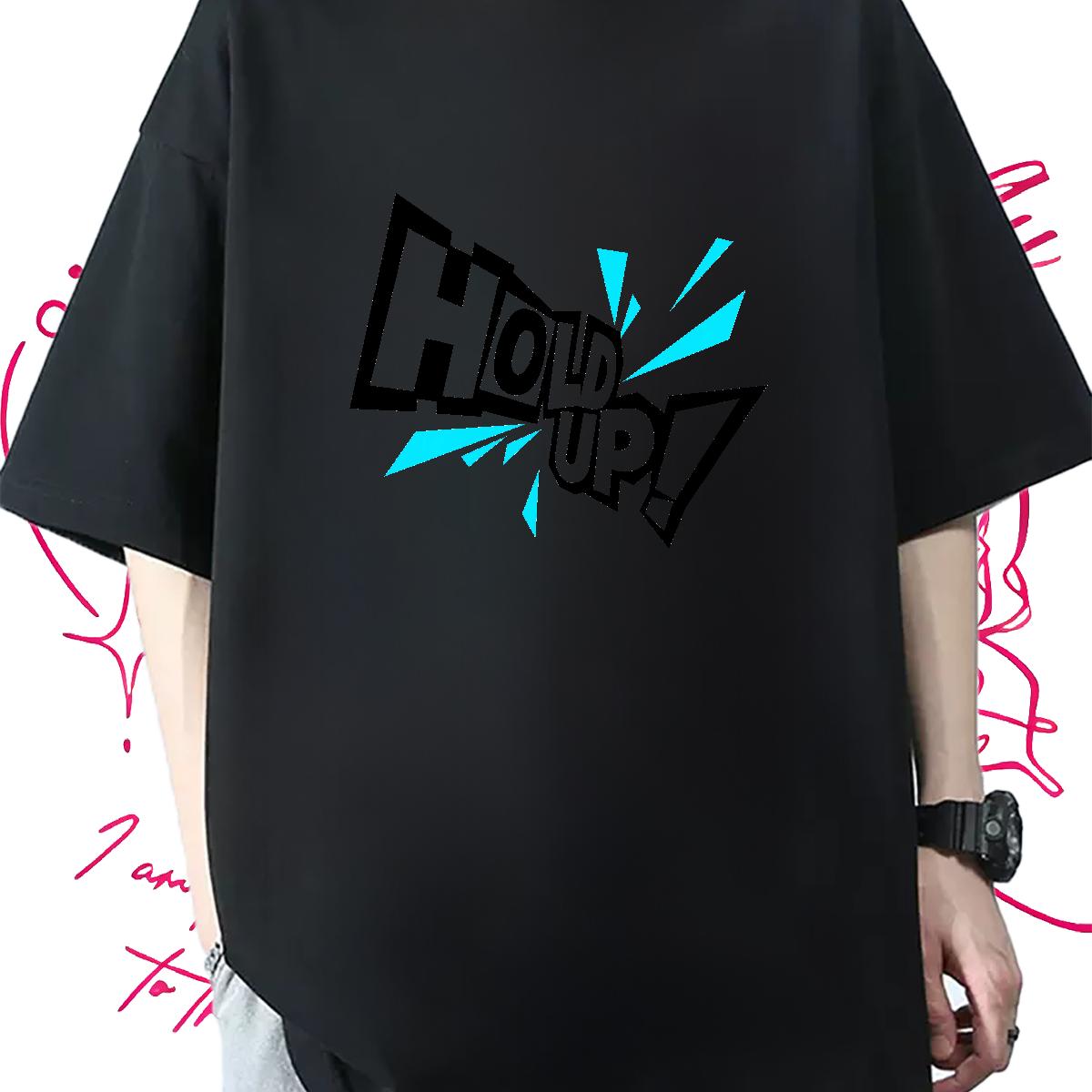 DIY Customized T Shirts Men Cartoon Printing S-3XL Men Tees Outdoor Cotton Breathable Short Sleeve Classic Tops