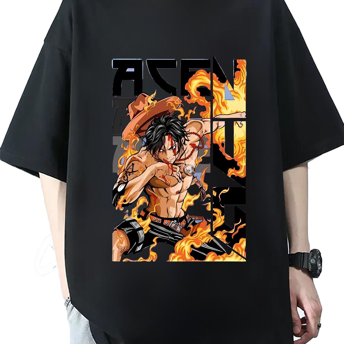 Fashion T-Shirts Custom Print Oversized Mens Tshirts Anime Printing Street Crew Neck Cotton Comfortable Tee Shirt