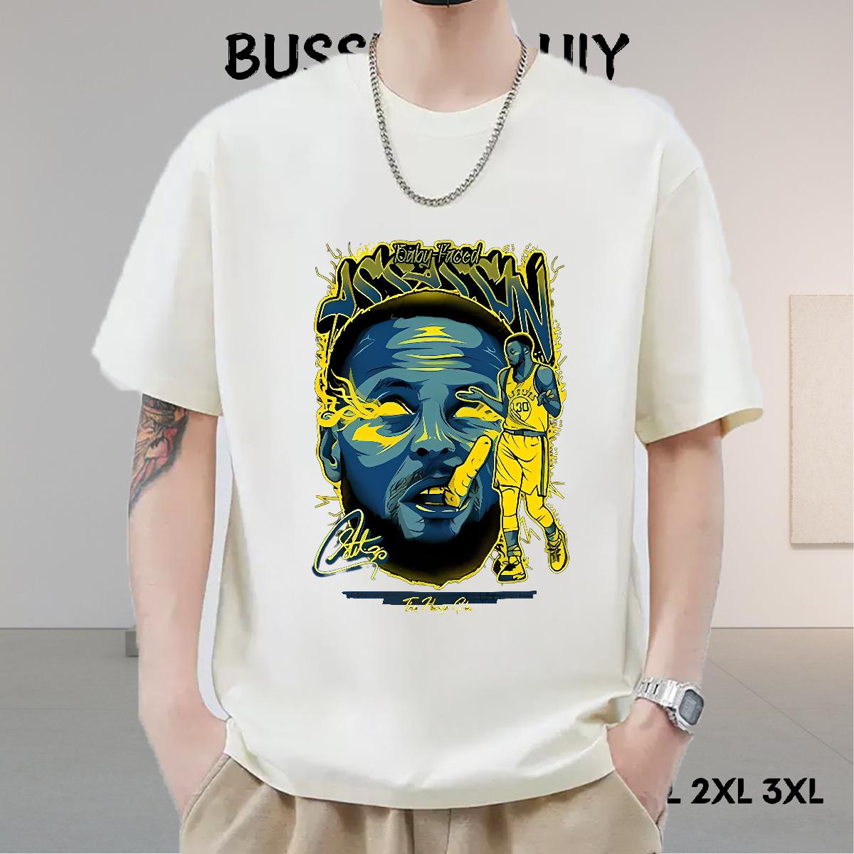 5A Mens Tshirts Short sleeve Cotton Soft Daily Outfit T shirt Plus Size Cartoon DIY Customized Wear