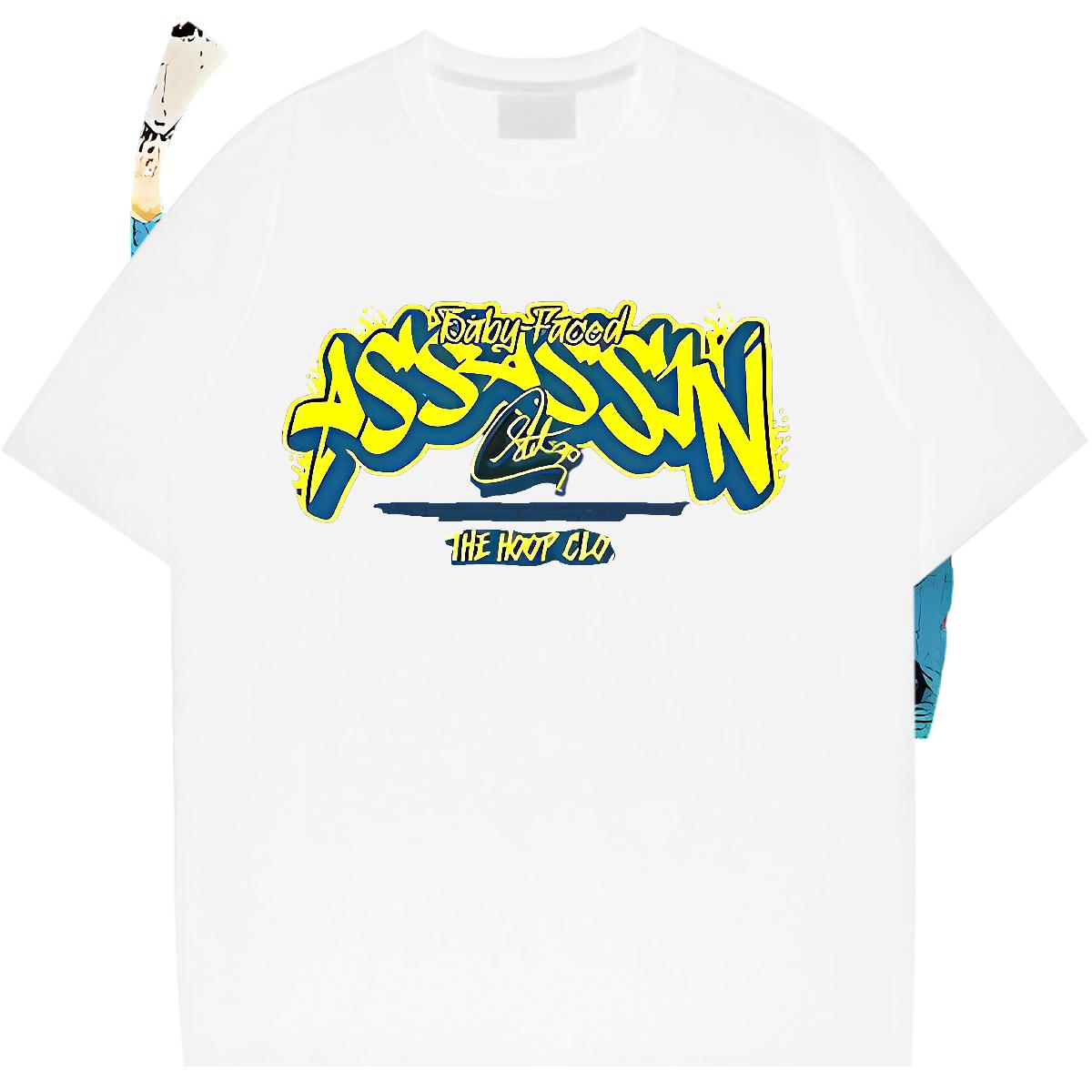 Cool Design Men T Shirts Daily Wear Cotton Breathable Short Sleeve Men Clothes T-Shirt Fashion Black White Tshirts