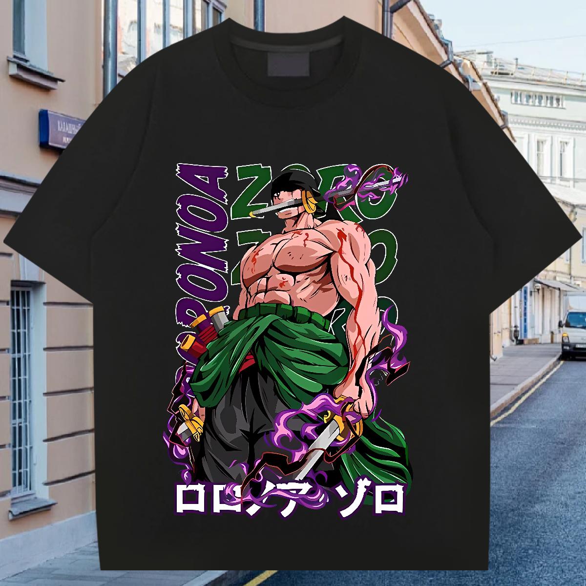 DIY T shirt Custom Anime Men Tees Anime Printing Street Breathable Short Sleeve Classic Tshirts