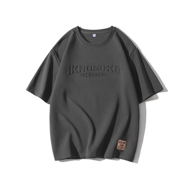 Original - YP-6858-P Large 22 Men's Summer New Hot Stamping Process American Fashion T-shirt