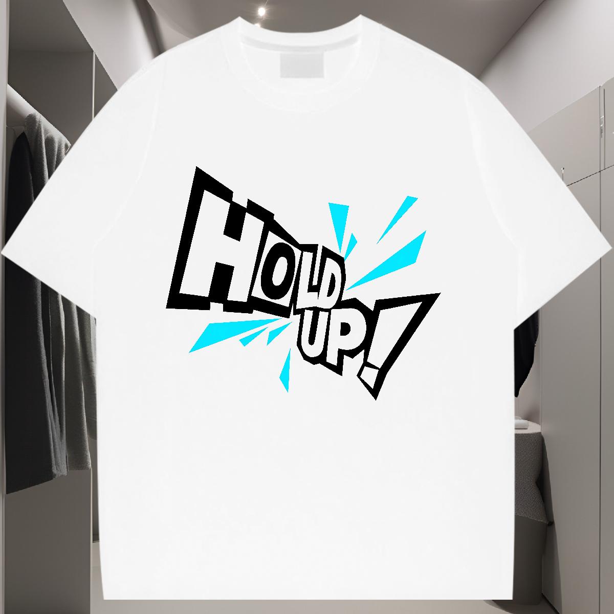 Loose Men Clothes T-Shirt 180g Cotton Street wear Hip Hop Man T Shirts Custom Cartoon 2024 Summer Tees Shirts