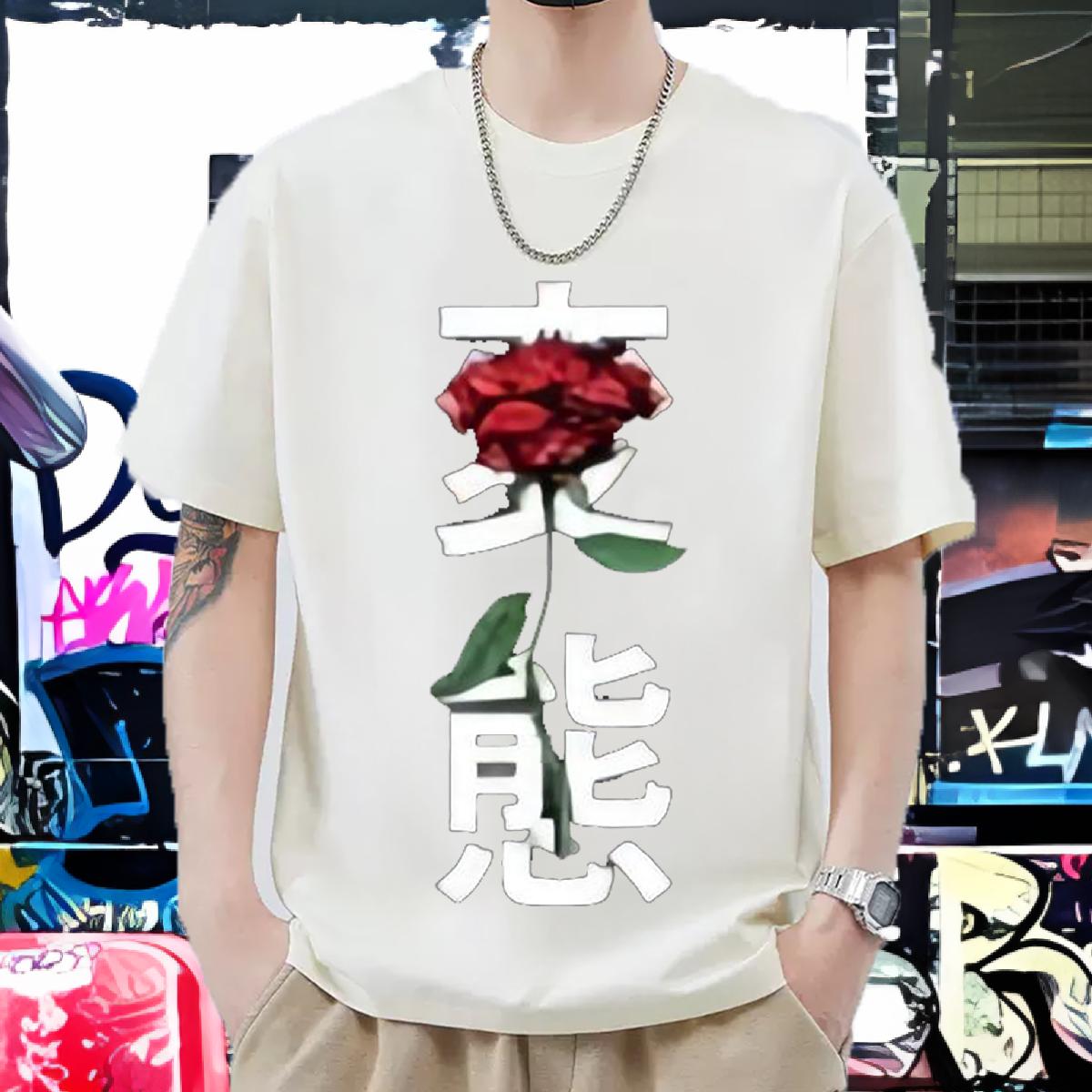 Loose Man T Shirts Home Outdoor Cotton Breathable Short Sleeve Couples T Shirts Designer Fashion Asian Size Tshirts