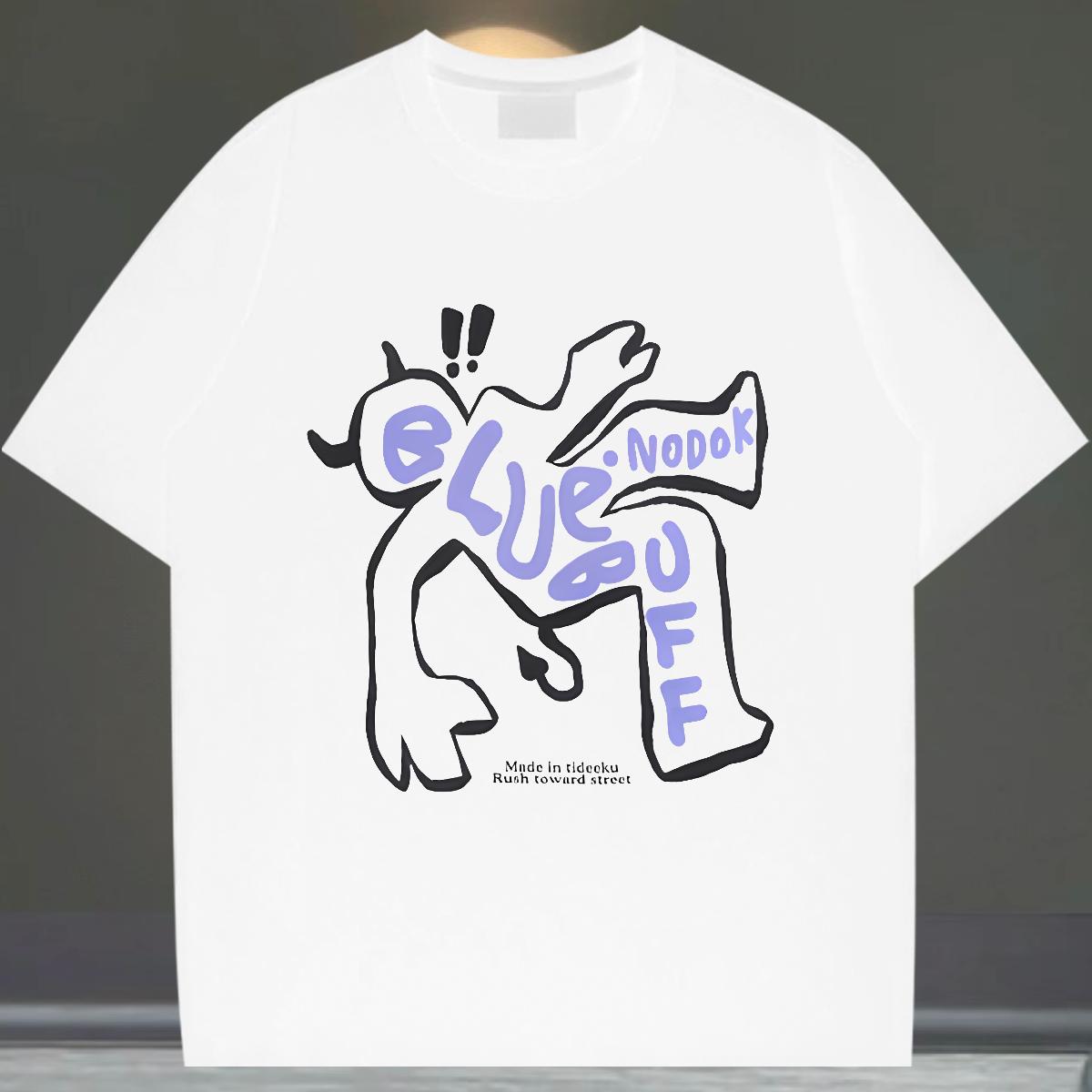 Designer Man T Shirts Street wear Hip Hop O-Neck Short Sleeve Cotton Couples T Shirts New Designer Custom Print Plus Size Tees Shirts