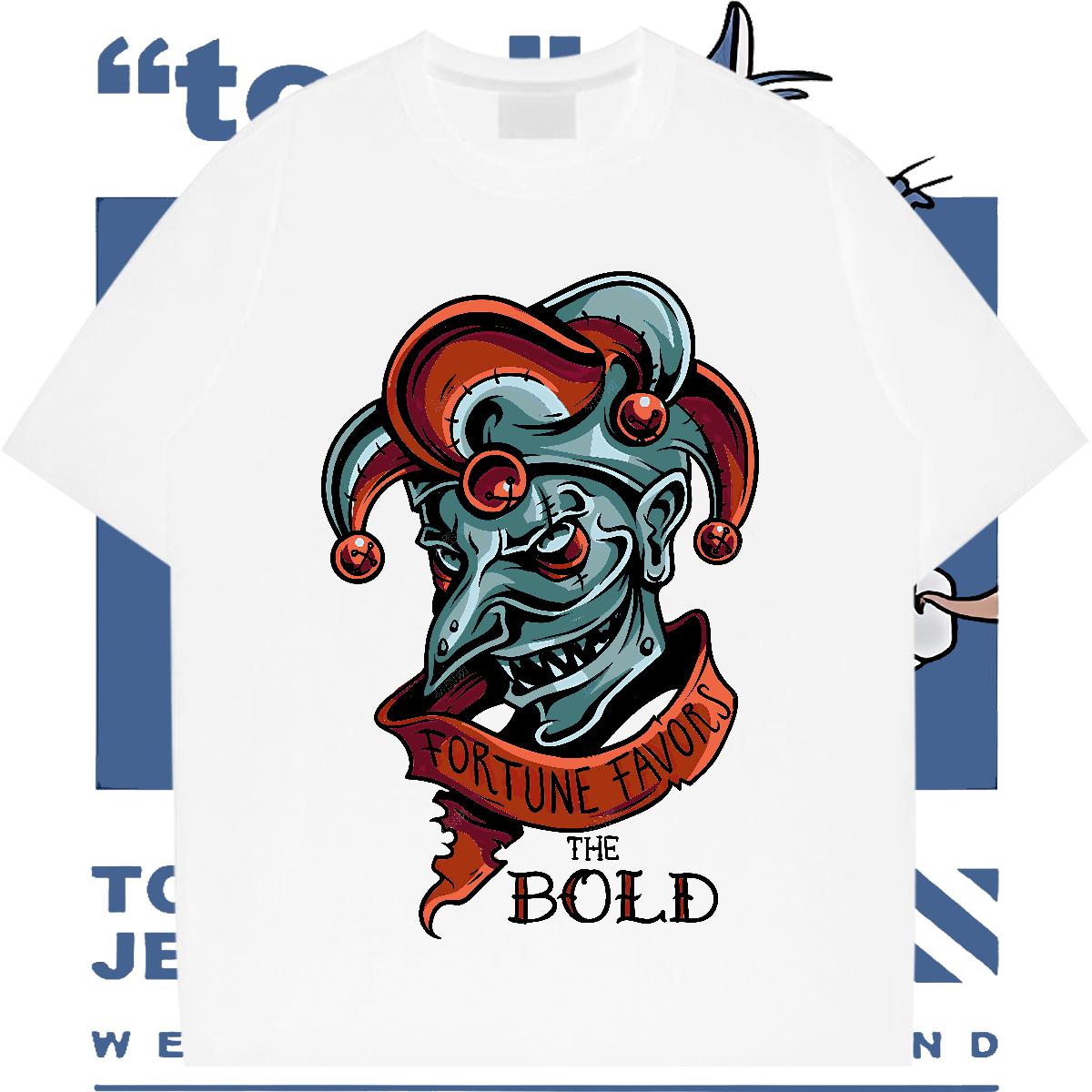 Loose Fit T-Shirts for Men Home Outdoor Breathable Crew Neck Couples T Shirts New Plus Size Cartoon Tees