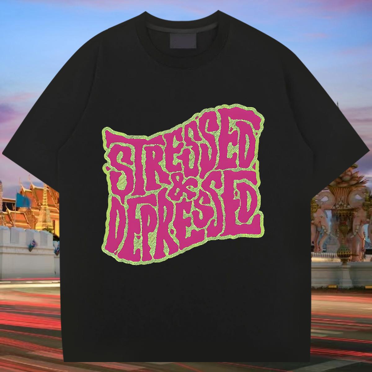 Brand Men T Shirts Casual Beach O-Neck Short Sleeve Cotton Men Tees Designer Fashion DIY Printed Tops