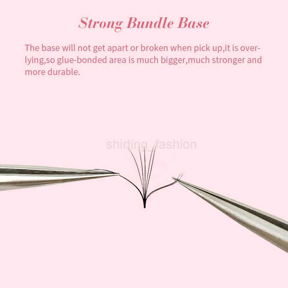 3D-20D Premade Loose Fans Lashes Pointy Base Loose Fans Lashes Medium Narrow Stem Russian Volume Fans Eyelash Extensions MakeupCL240713