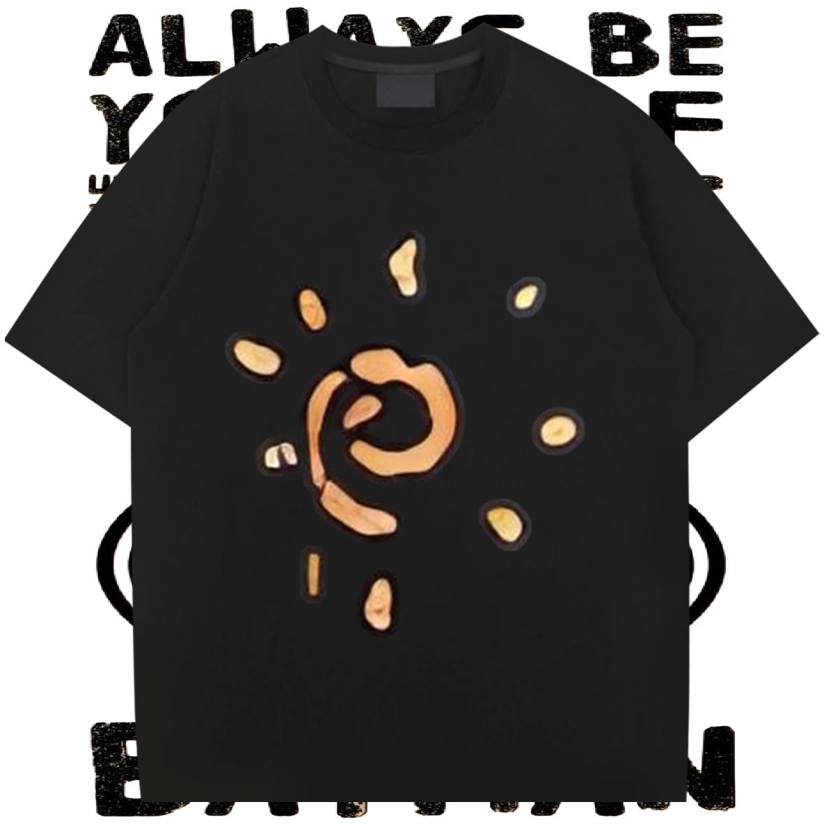 Soft T-Shirts for Men Daily Outfit Cotton Breathable Soft Tshirts 2024 Anime Print Tees Shirts