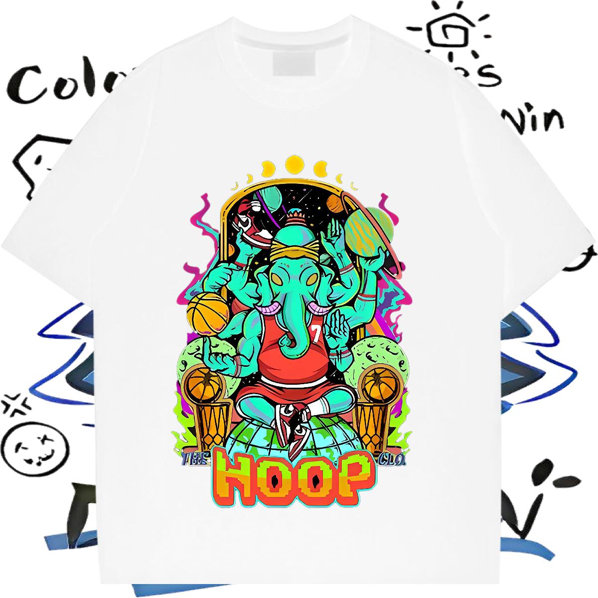 2024 DIY T-Shirts for Men Custom Print Plus Size Daily Outfit Men Clothes T-Shirt Crew Neck Cotton Breathable Wholesale