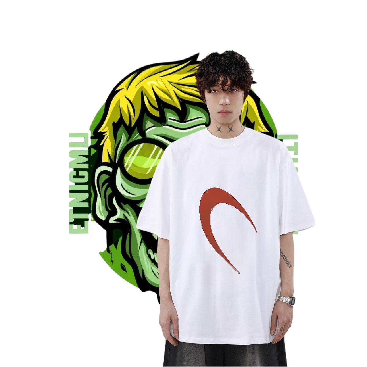 Casual New T Shirt For Man Custom Print Plus Size Casual Daily Wear Men Tshirts Cotton Breathable Soft Designer