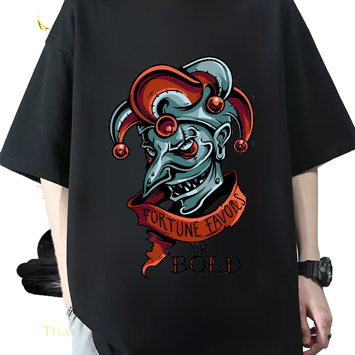 Fashion Designer T-Shirts Floral Print Men Tshirts High Street Hip Hop Cotton Breathable Short Sleeve Soft Tops