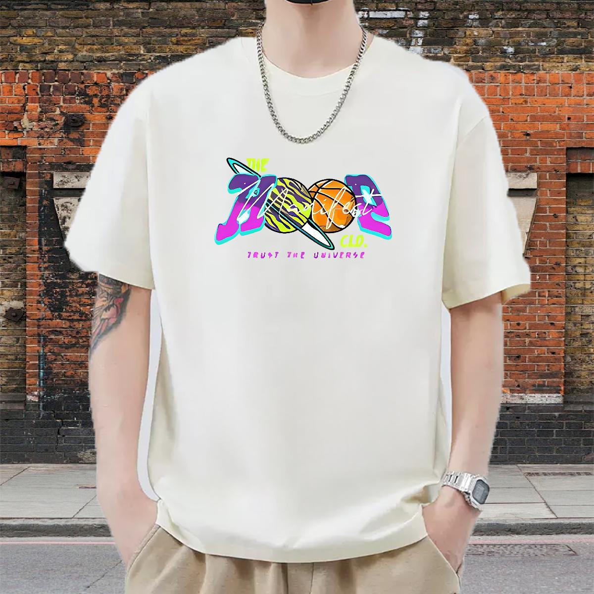 Designer Fashion T Shirts Men Custom Anime Tshirts Beach Breathable Short Sleeve Loose Top Tees