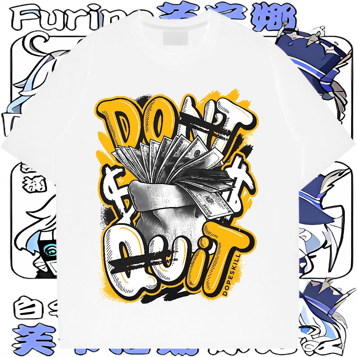 Classic Men T Shirts Plus Size Cartoon Street wear Hip Hop Tshirt for Man Woman Breathable Crew Neck Cotton Popular