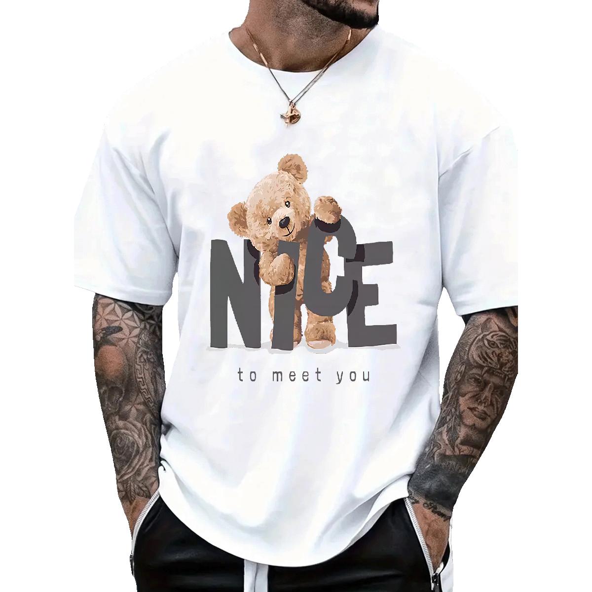 Wholesale T shirt Skull Casual Men Clothes T-Shirt O-Neck Short Sleeve Cotton Classic