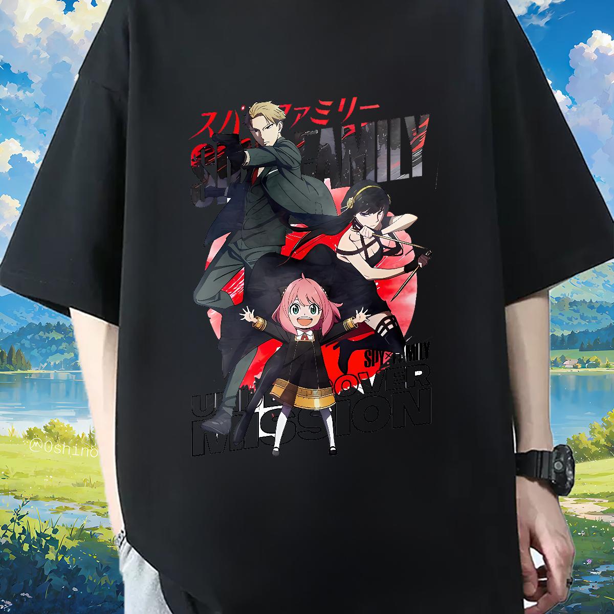 Brand Men Tops Tees Cotton Breathable Short Sleeve High Street Hip Hop Men T Shirts Anime DIY Customized Tops Shirt