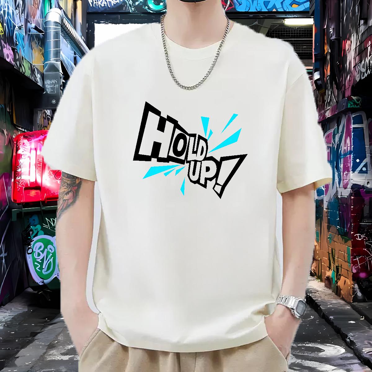 New Arrival T Shirts Men Custom Mens Tshirts Anime Printing Street Breathable Short Sleeve Loose Fit Polos