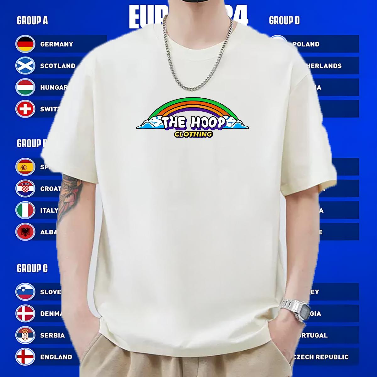 DIY Man T Shirts Custom Cartoon Couples T Shirts Hip Hop Street O-Neck Short Sleeve Cotton Popular Tees Shirts