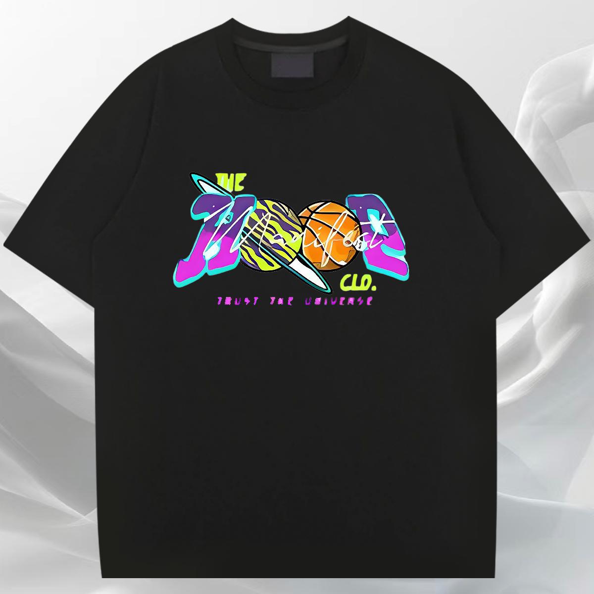 Designer T-Shirts Street 180g Cotton Men Clothes T-Shirt Factory Direct DIY Tee Shirt