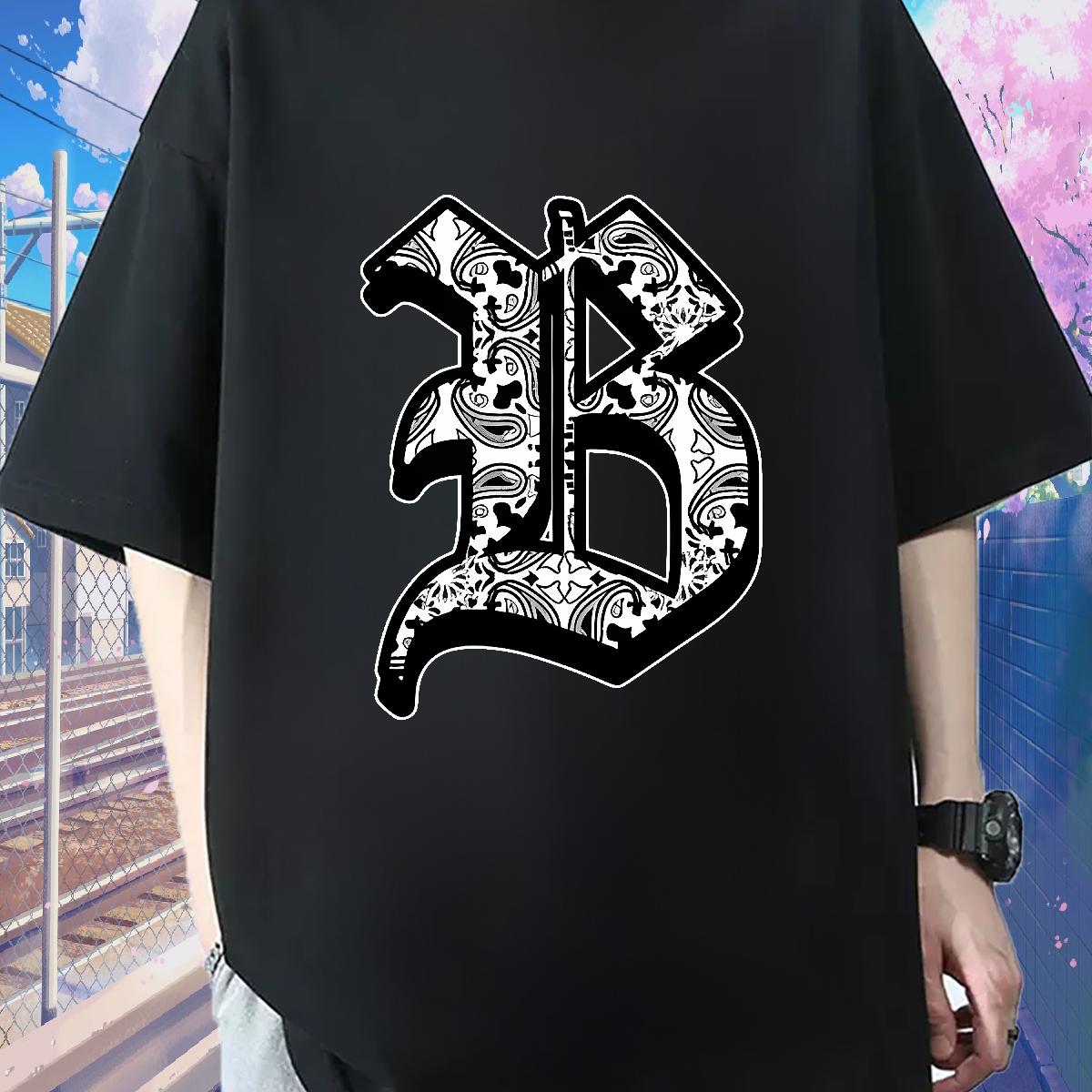 Designer T shirt Anime Print Street Casual Men Tops Tees Short sleeve Cotton Soft 5A