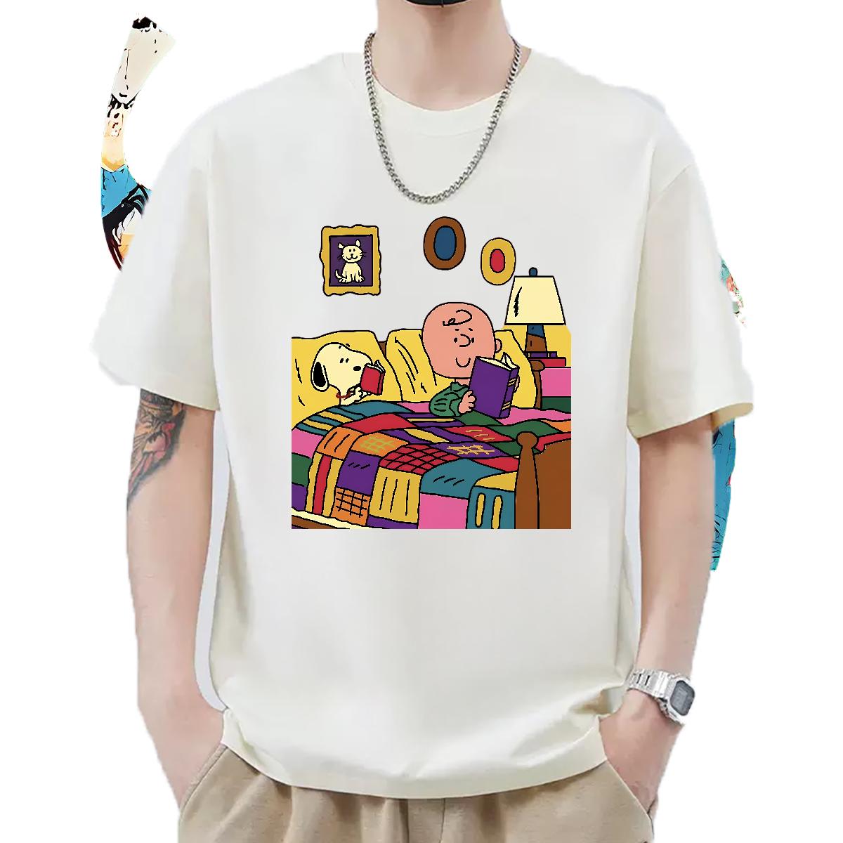 Factory Direct T Shirts Men Graphic Outdoor Men Clothes T-Shirt 180g Cotton Wholesale