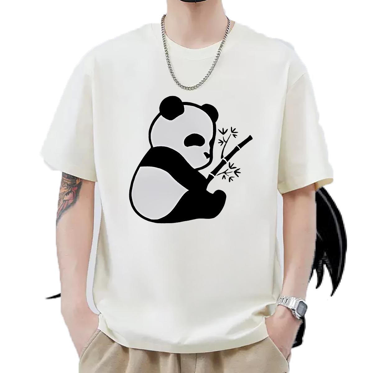2024 DIY Men T Shirts Cartoon Printing S-3XL Casual Daily Wear Men Tops Tees Round Neck Short Sleeve Unisex
