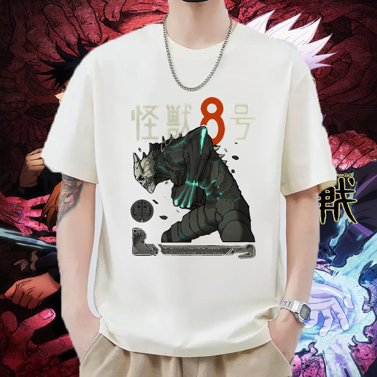 Fashion New T Shirt For Man Custom Anime Summer Casual Couples T Shirts Cotton O Neck Short Sleeves Loose Fit