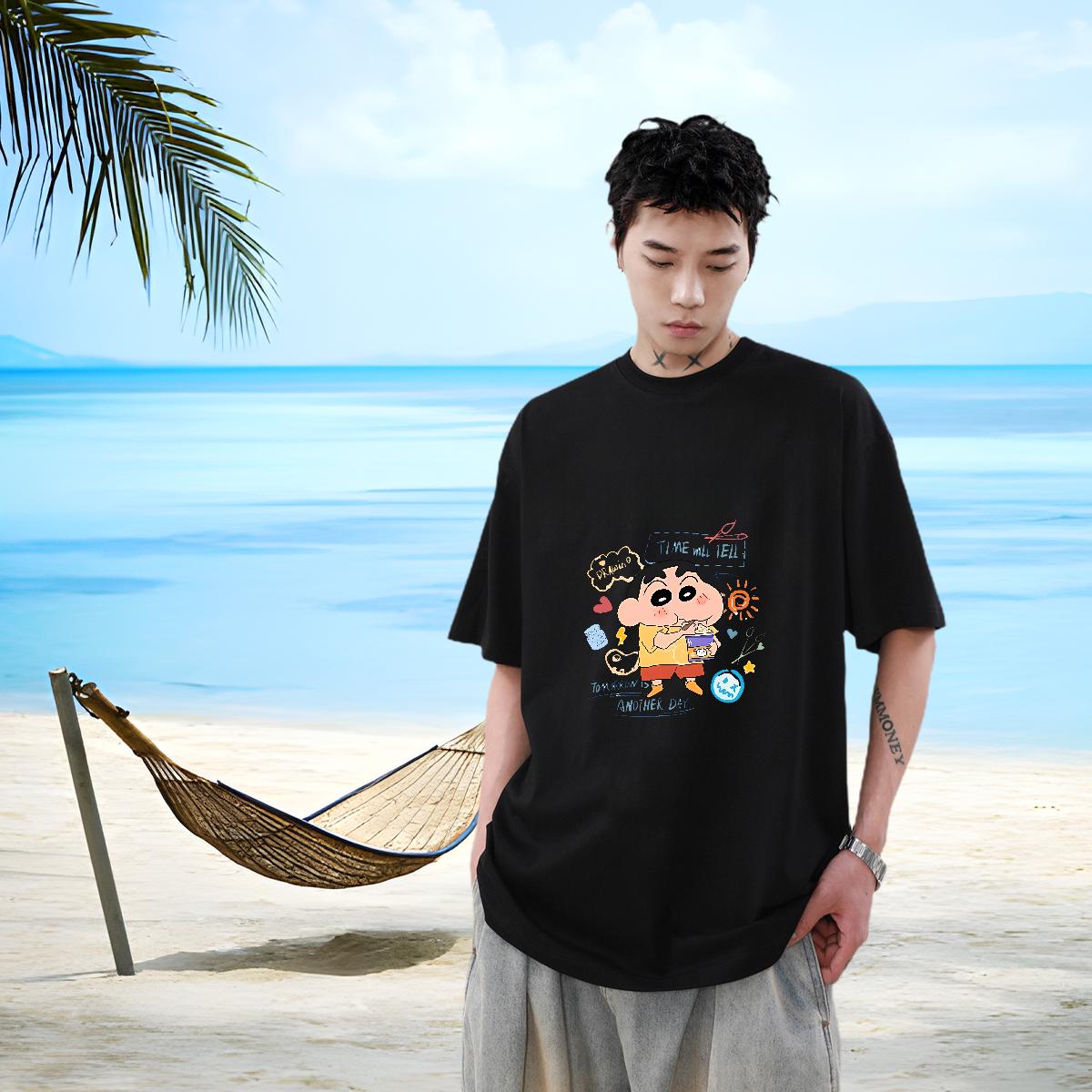 Custom Mens T Shirts Custom Printing Casual Beach Men Tees Breathable Crew Neck Cotton Soft