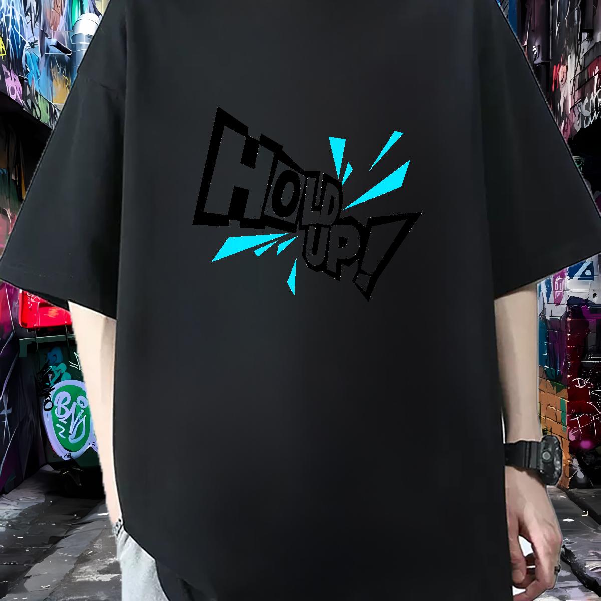 New Arrival T Shirts Men Custom Mens Tshirts Anime Printing Street Breathable Short Sleeve Loose Fit Polos