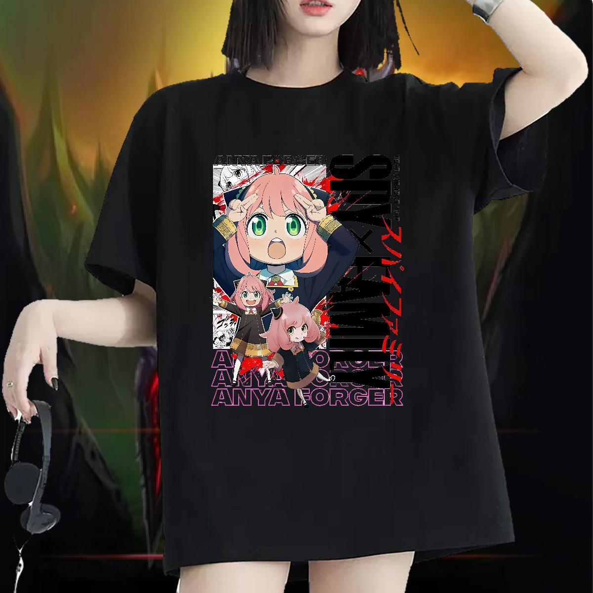 Short sleeve Cotton Soft T-Shirts for Women Custom Casual Beach Womens Tshirts Anime Popular Clothes Shirt