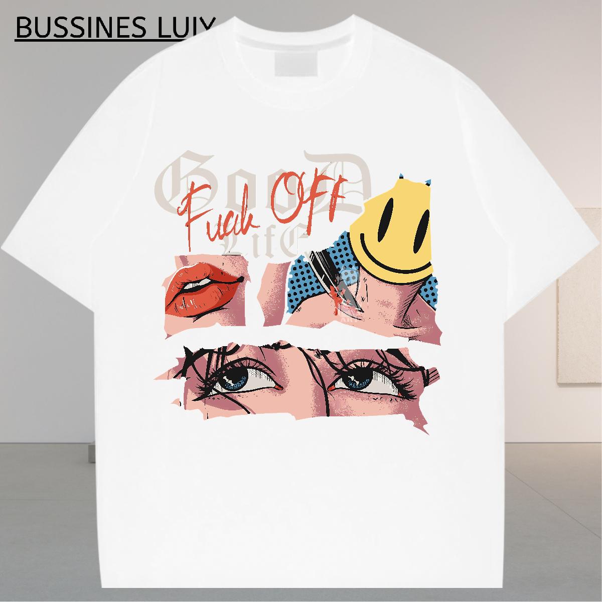 Classic Tshirt for Man Woman Short Sleeve Cotton O-Neck Home Outdoor T Shirts Men Anime Fashion Tops