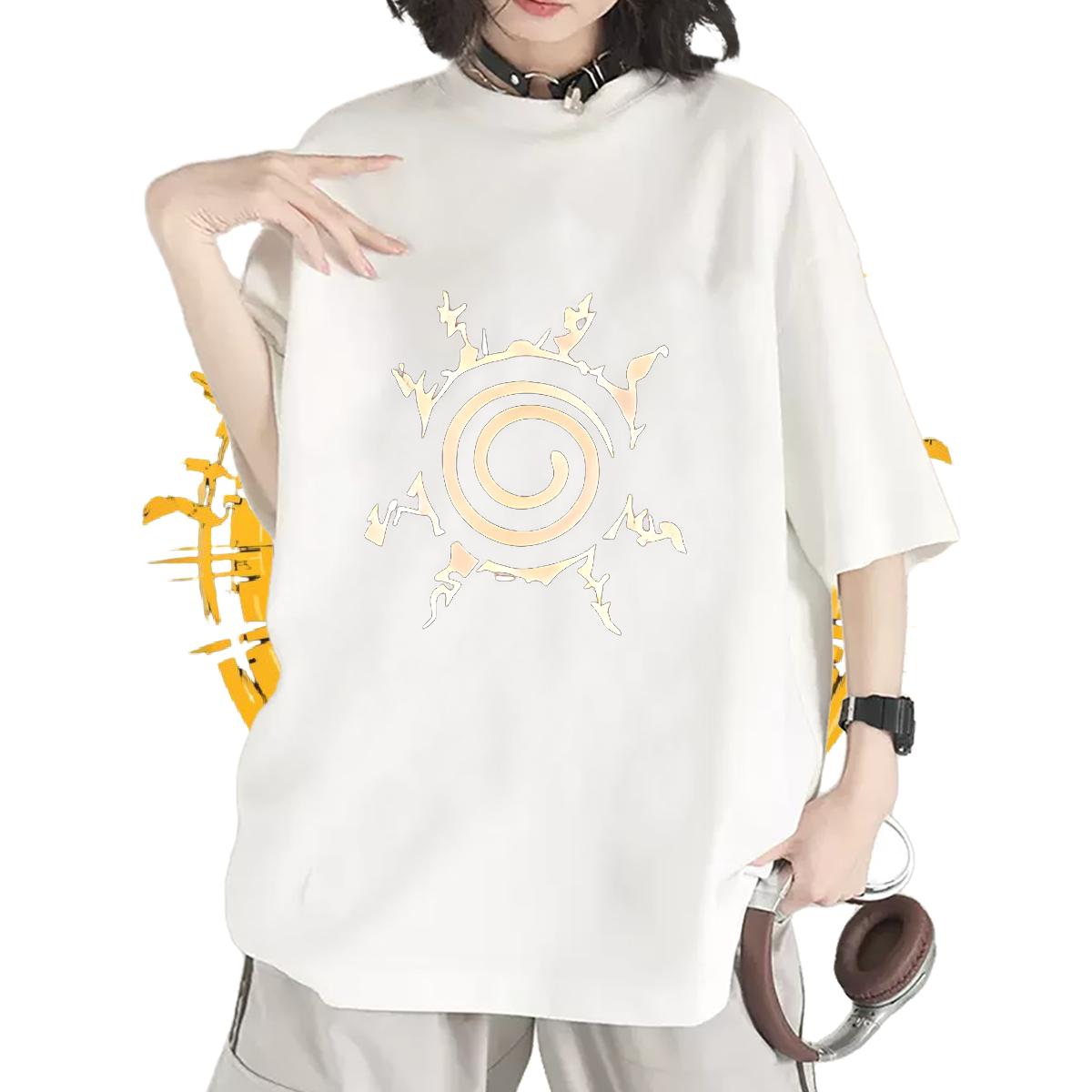 Fashion Casual T-Shirts for Women Crew Neck Cotton Outdoor Women Tshirts Anime Comfortable Wear