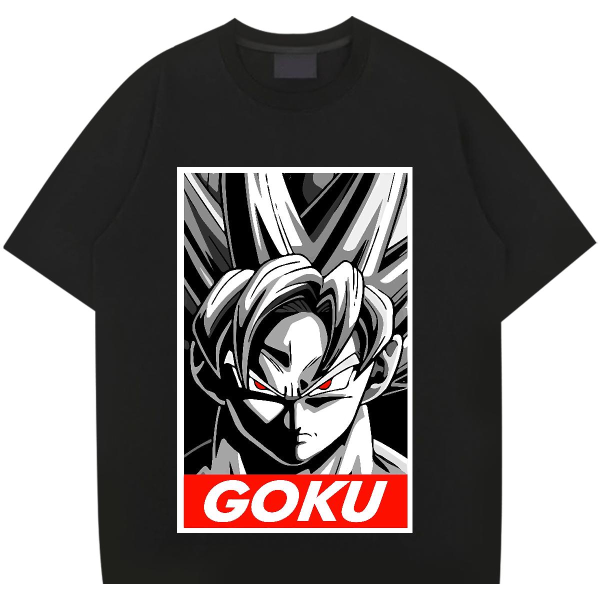 Cool Men Clothes T-Shirt Breathable Short Sleeve Anime Printing Street T Shirts Men DIY Logo 2024 DIY Tees Shirts