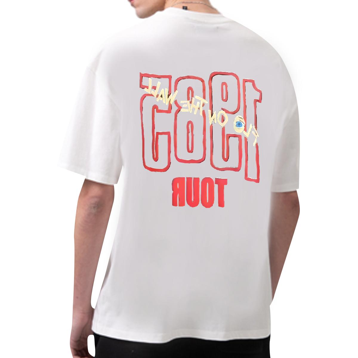 Soft Men Tees Crew Neck Cotton Breathable Casual Beach T shirt DIY Printed 2024 New Wear