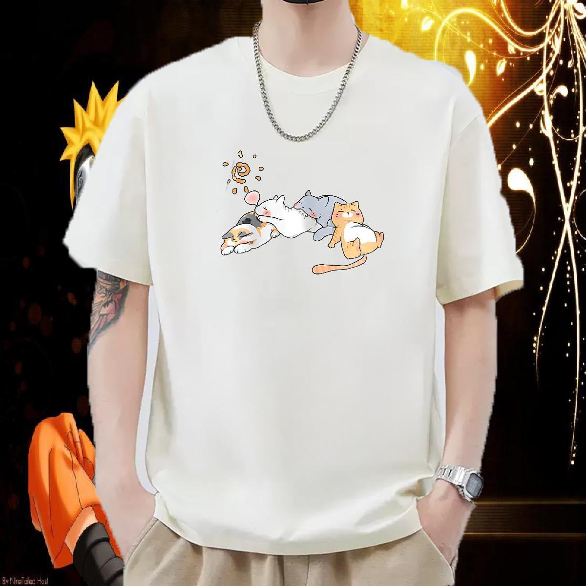 2024 Designer T Shirt For Man DIY Anime Street Casual Mens Tshirts Breathable Crew Neck 5A