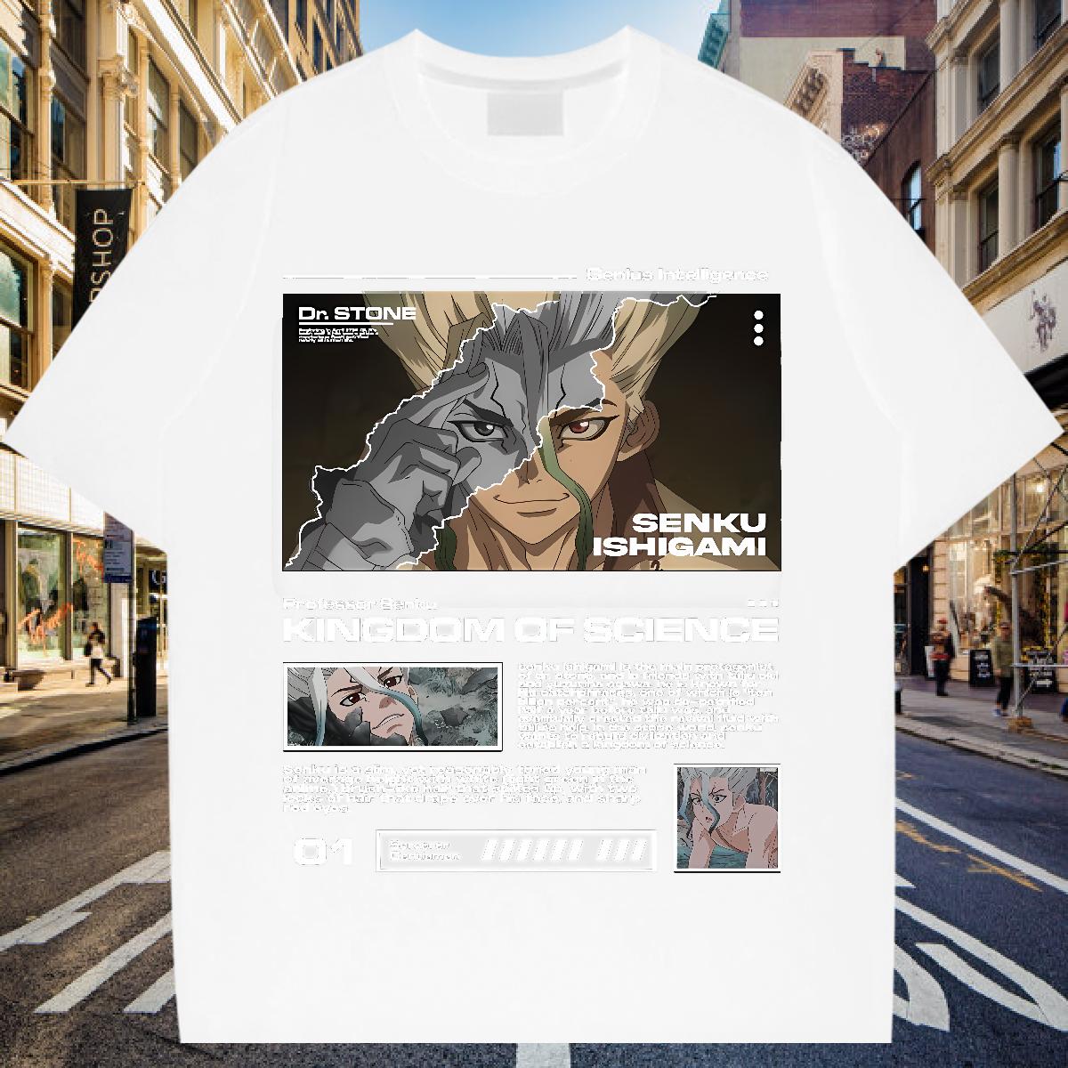 Custom T shirt Anime Print Casual Couples T Shirts Breathable Crew Neck Cotton Cool