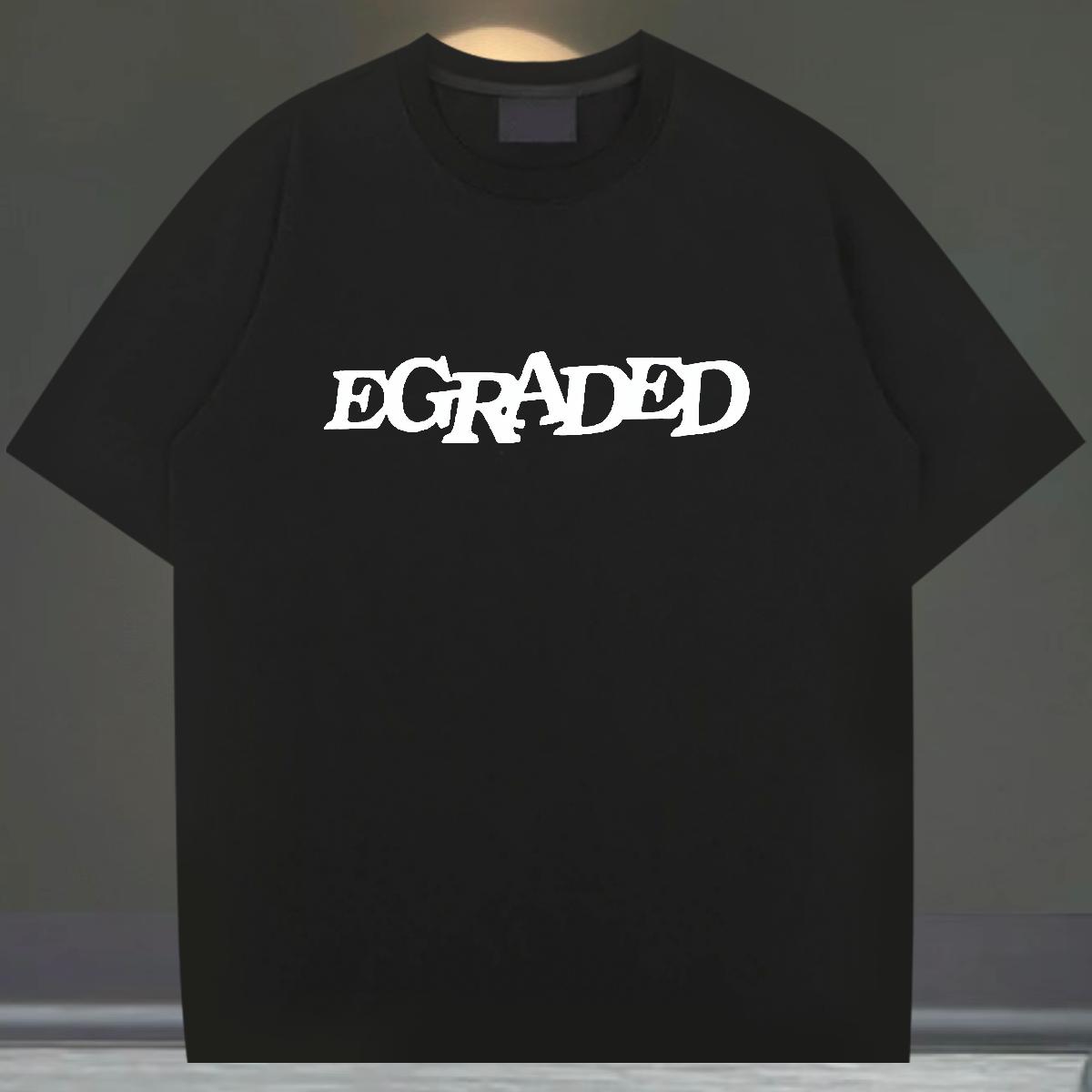 Customized Men T Shirts Cartoon Printing S-3XL Tshirts Daily Wear Breathable Short Sleeve Classic Tops Tees