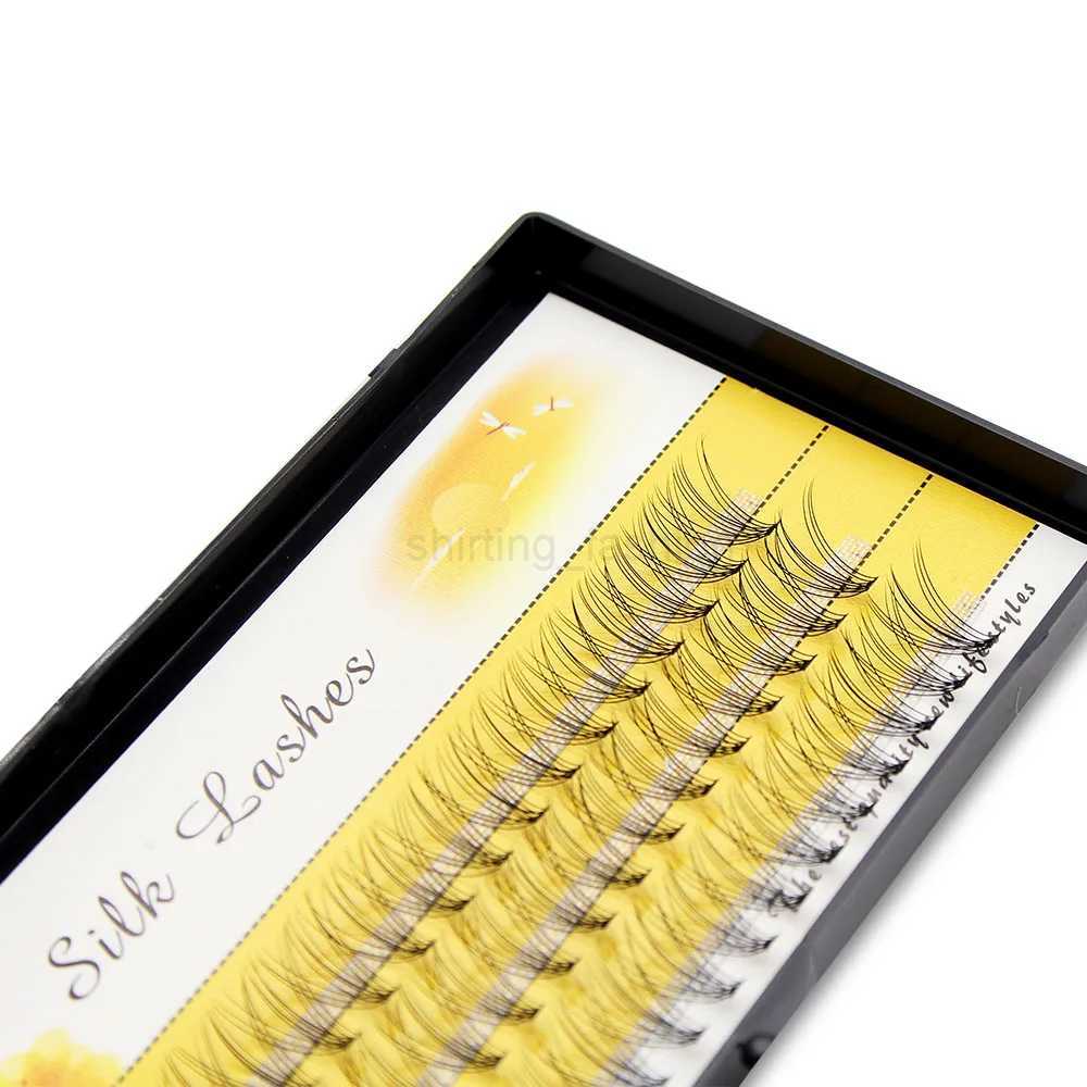 Premium 60 Bundles Mink Eyelash Extension Natural 3D Russian Volume Faux Eyelashes Individual 10D Cluster Lashes Makeup CiliaCL240713