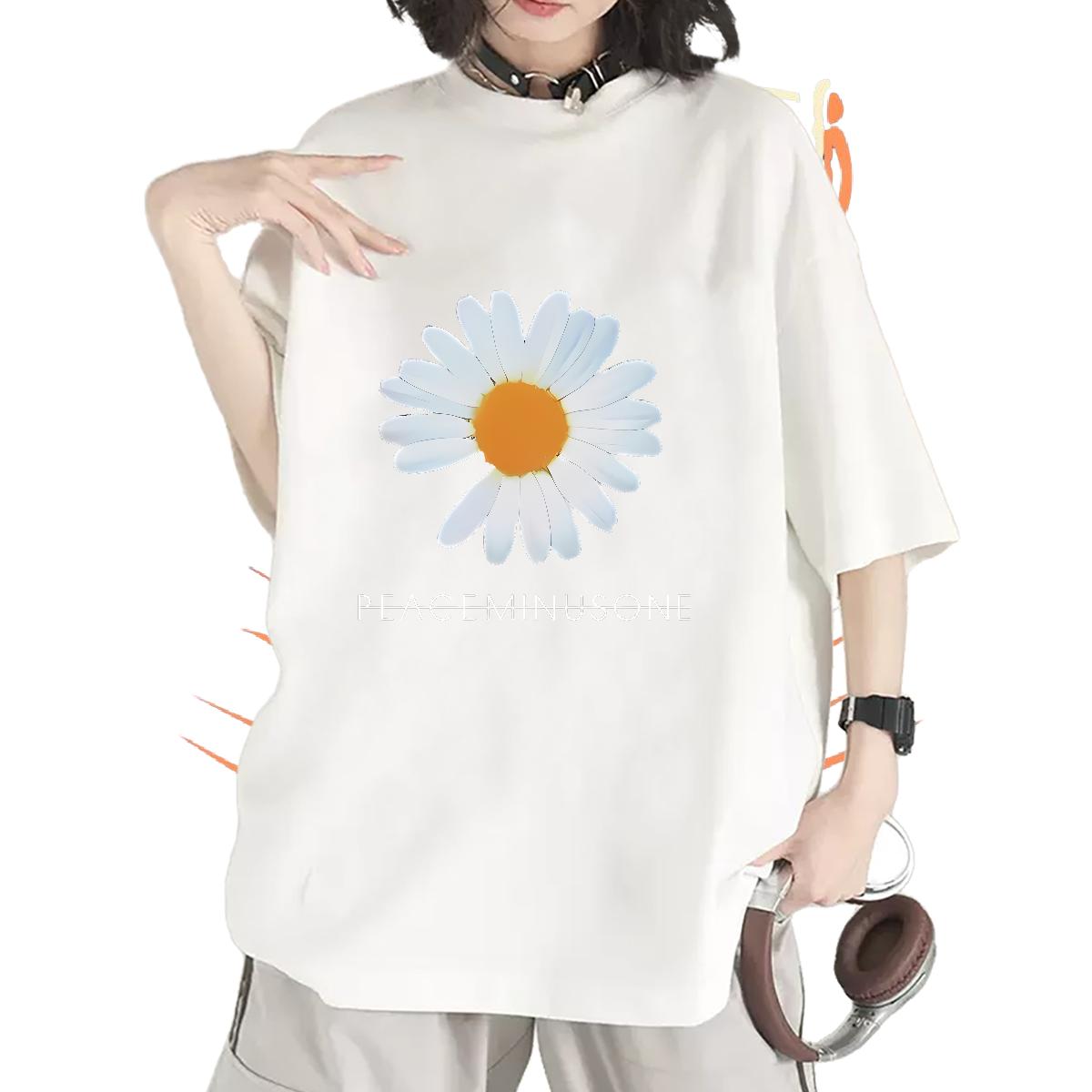 DIY T shirt Cotton Comfortable Casual Beach Woman Tshirt Custom Printed Popular Tops