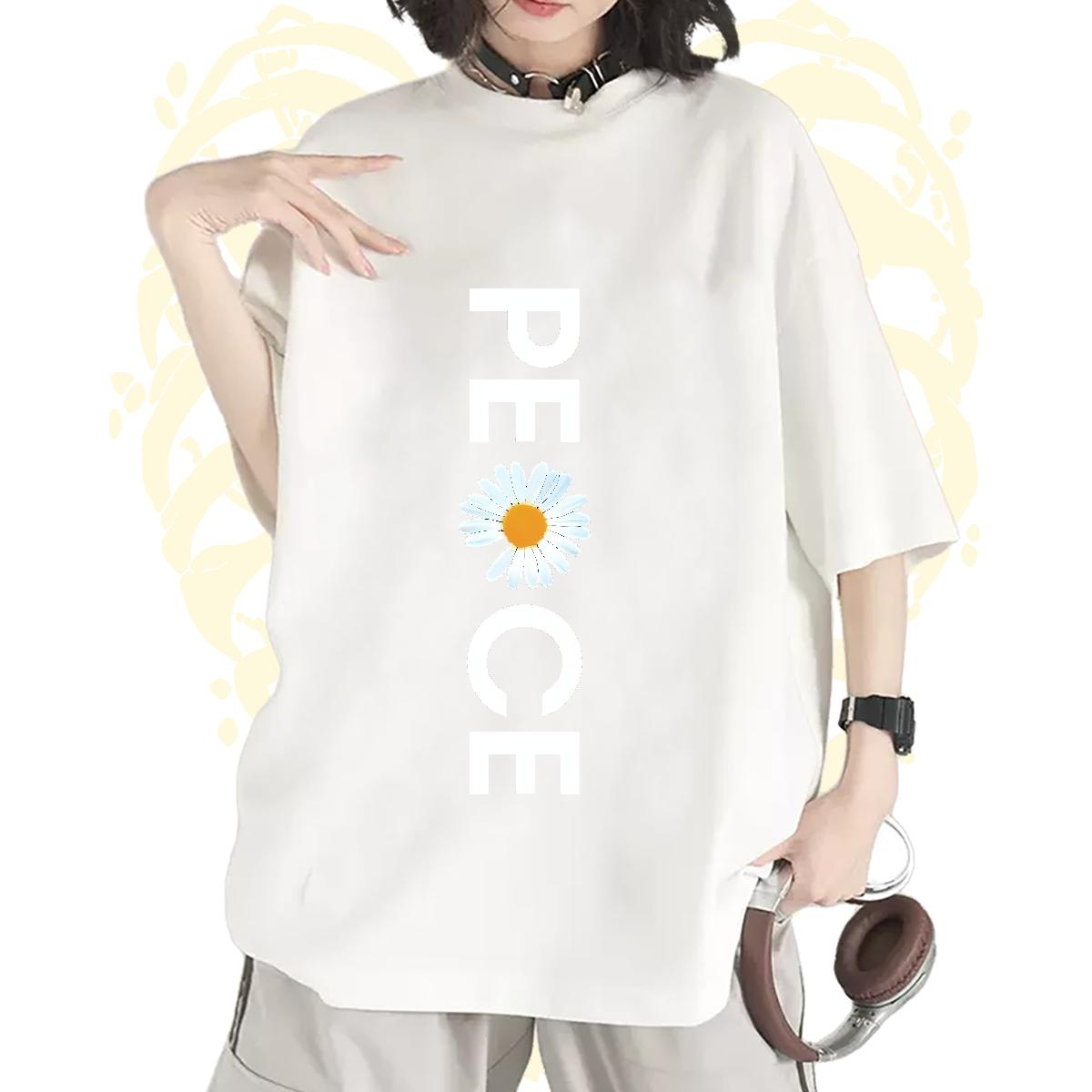 Crew Neck Cotton Womens T Shirts New Hip Hop Couples T Shirts Skull Female Wear