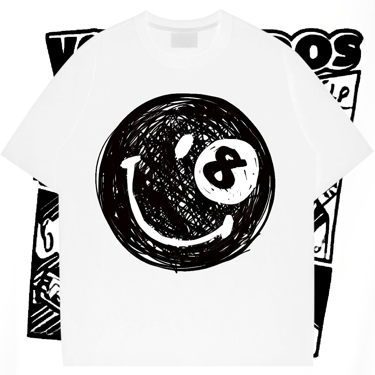 Loose Fit T Shirt For Man Anime Printing Street Breathable Crew Neck Men Tshirts Fashion Casual Oversized S-3XL Tees Shirts