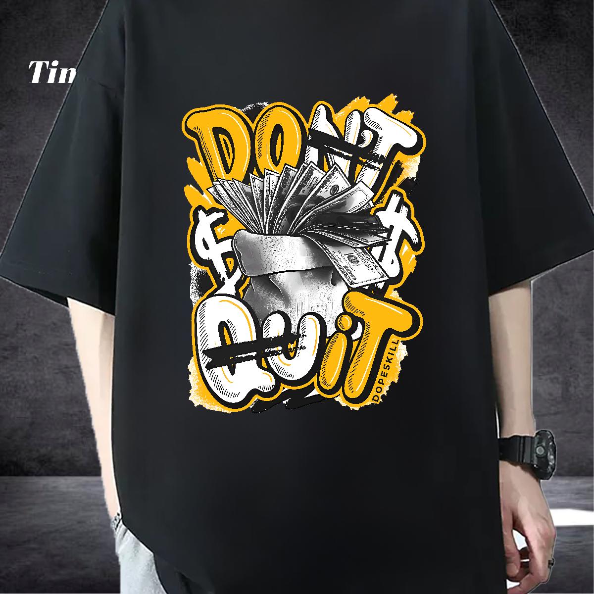 Cool Men Tops Tees Breathable Crew Neck Hip Hop Man T Shirts Anime Print 2024 New Tshirts