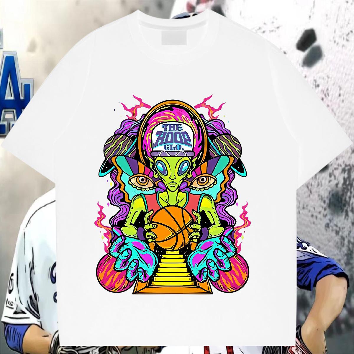 Brand Man T Shirts Street wear Hip Hop Breathable Short Sleeve Men Tshirts 2024 Summer Custom Printing Tees