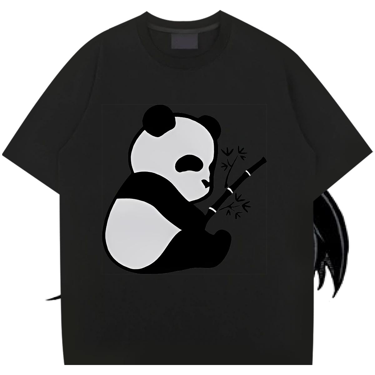 2024 DIY Men T Shirts Cartoon Printing S-3XL Casual Daily Wear Men Tops Tees Round Neck Short Sleeve Unisex