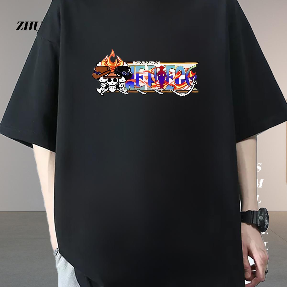Custom T shirt Oversized Street Casual Men Tops Tees Round Neck Short Sleeve Brand