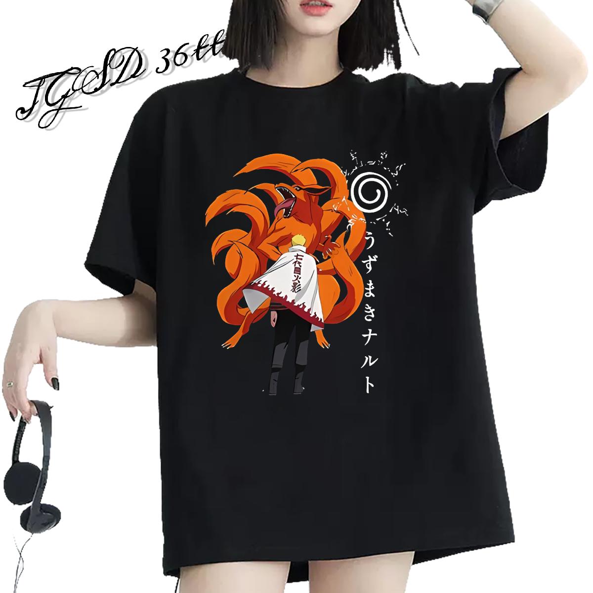 Custom Womens T Shirts Breathable Crew Neck Anime Clothes Shirt Daily Outfit Popular Women Tees