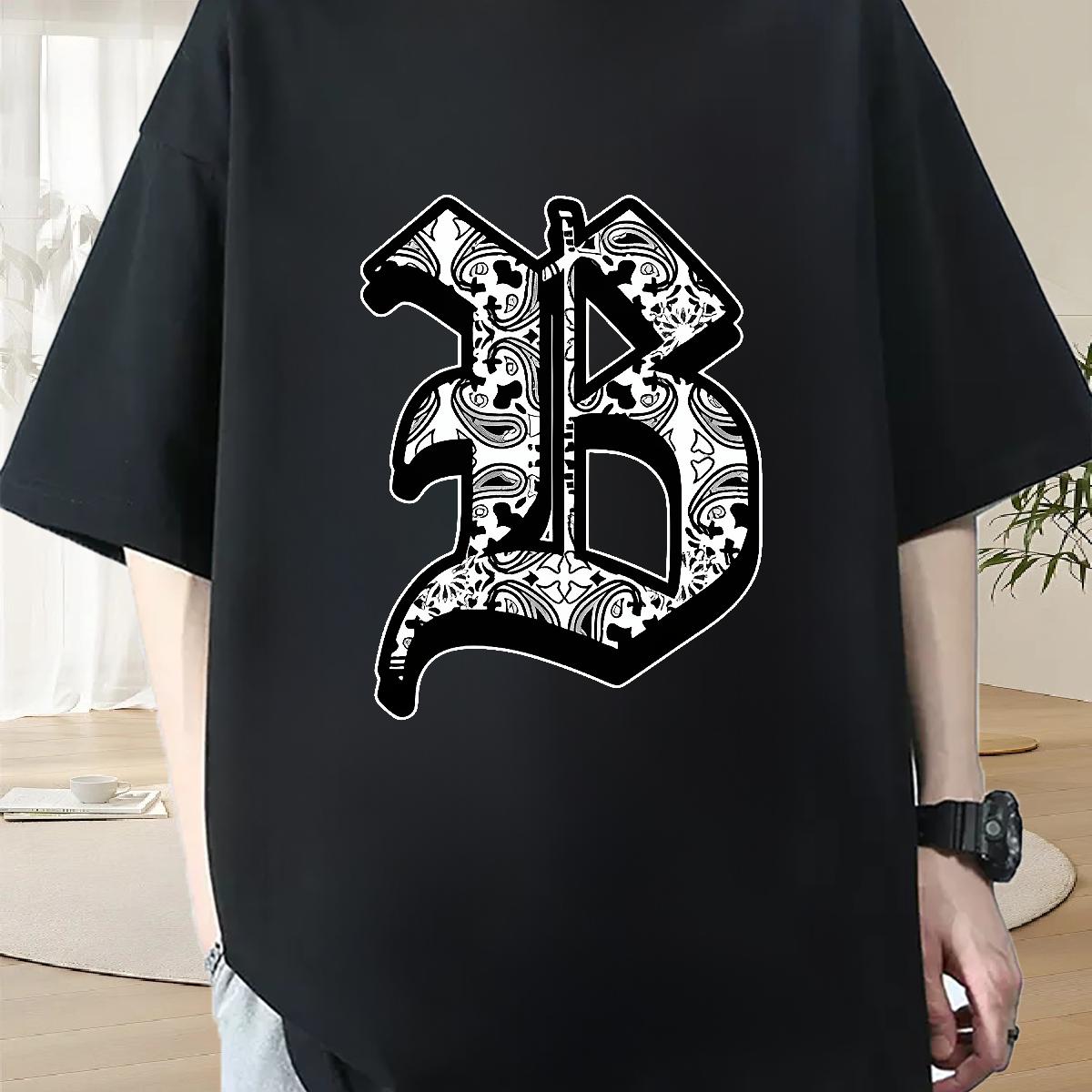 Fashion T-Shirts for Men Custom Printed Men Clothes T-Shirt Casual Beach Round Neck Short Sleeve Soft Wear